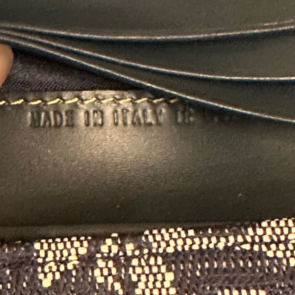 CHRISTIAN DIOR Monogram Compact Saddle Wallet